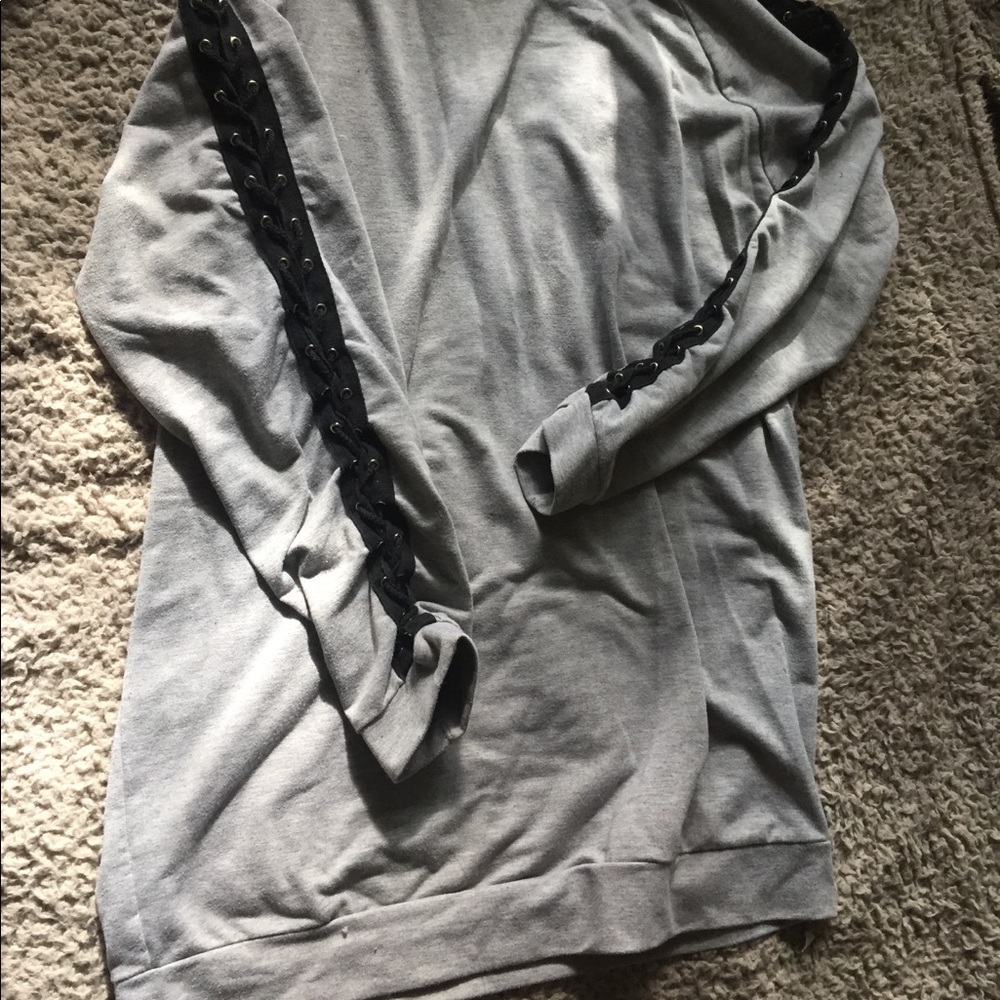 Forever 21 gray sweater dress